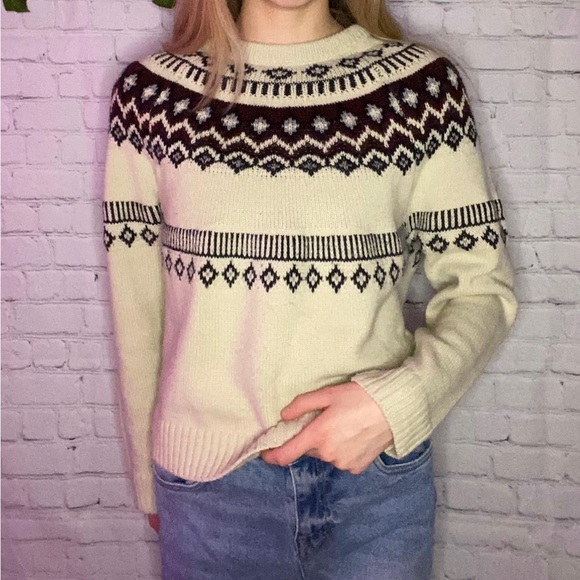 Size Small Vintage Grandpa sweater (soft wool) - Picture 2 of 2